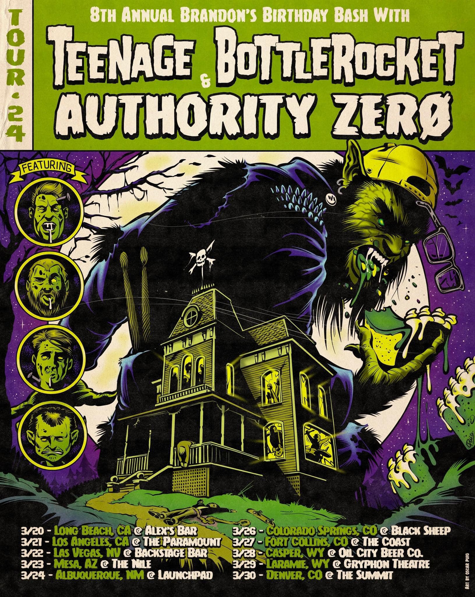 Æ plays with Teenage Bottlerocket 3/29!